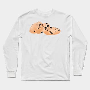 Chocolate Chip Cookie Drawing Long Sleeve T-Shirt